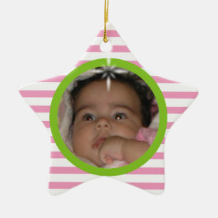 Baby's 1. Weihnachts Custom Keramik Star Ornament