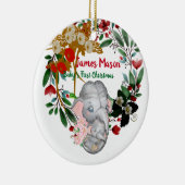 Babys 1. Weihnachtsgebirge Keramik Ornament (Rechts)