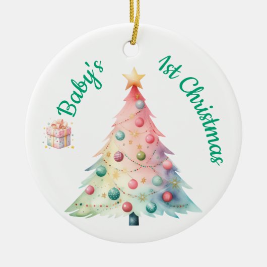 Baby's 1. Weihnachtsschmuck (Vorne)