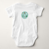Baby's 1st Pessach - Junge Baby Strampler (Rückseite)