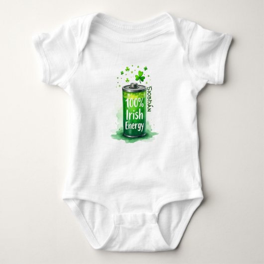 Baby's 1st St. Patrick's Day, Pot o’ Giggles Baby Strampler (Vorderseite)