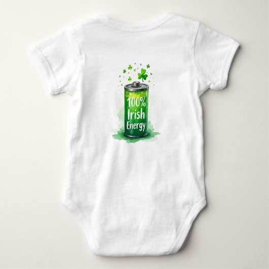 Baby's 1st St. Patrick's Day, Pot o’ Giggles Baby Strampler (Rückseite)