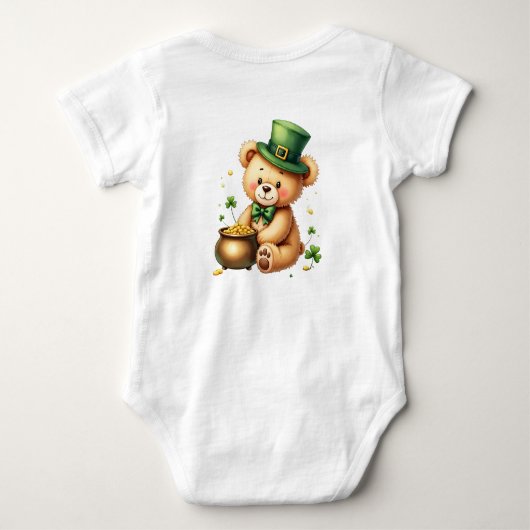 Baby's 1st St. Patrick's Day, Pot o’ Giggles Baby Strampler (Rückseite)