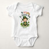 Baby's 1st St. Patrick's Day, Tiny Treasure Baby Strampler (Vorderseite)