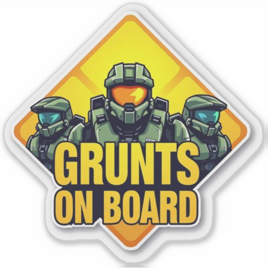 Babys an Bord Aufkleber (Vorderseite)