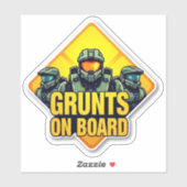 Babys an Bord Aufkleber (Blatt)