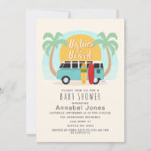 Babys an Bord der Van Gender-Neutral Baby-Dusche Einladung (Vorderseite)