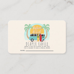 Babys an Bord Van Geschlechtsneutrale Windel-Verlo Visitenkarte