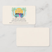 Babys an Bord Van Twins Diaper Raffle Visitenkarte (Vorne/Hinten)