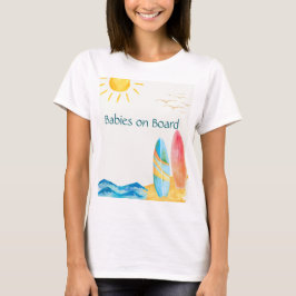 Babys an Bord - Zwillingsjunge Mama T-Shirt