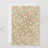 Babys Atem Hochzeitssitzplan Tischnummer 10 (Rückseite)