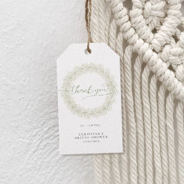 Baby's Atem Kranz Brautparty Vielen Dank Geschenkanhänger