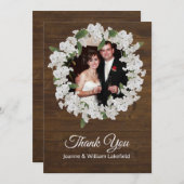 Babys atmen Rustikale Hochzeit Dankeschön Karte (Vorne/Hinten)