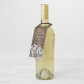 Babys atmen Rustikale Hochzeitstiefel Gefälligkeit Flaschenanhänger (Angewinkelt)