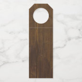 Babys atmen Rustikale Hochzeitstiefel Gefälligkeit Flaschenanhänger (Rückseite)