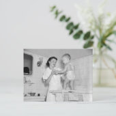Baby's Bath, 1937 Postkarte (Stehend Vorderseite)