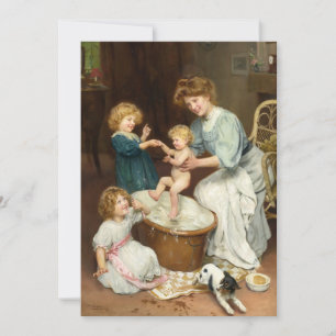 Baby's Bath Time   Arthur John Elsley