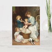 Baby's Bath Time | Arthur John Elsley Karte (Vorderseite)