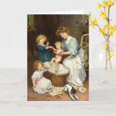 Baby's Bath Time | Arthur John Elsley Karte (Gelbe Blume)