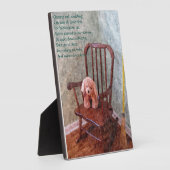 "Babys behalte nicht" Kinderzimmer Plaque Fotoplatte (Seite)