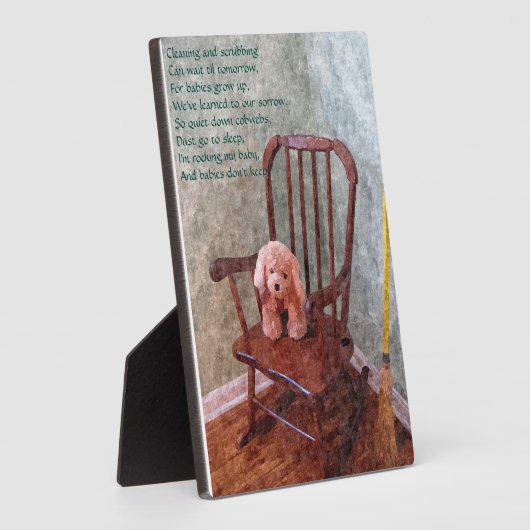 "Babys behalte nicht" Kinderzimmer Plaque Fotoplatte (Seite)