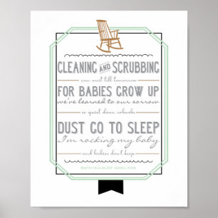 Babys Behielt Kinderzimmer Wall Art nicht Poster