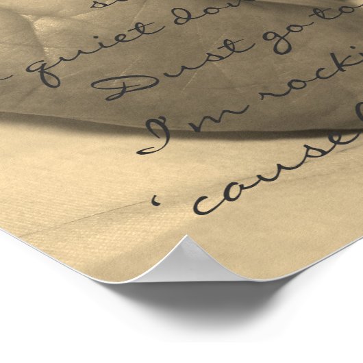 Babys Behielt nicht Poster (Ecke)