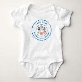Baby's Best 'I have a selten..' mit Symptombild. Baby Strampler