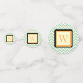 Baby's Blocks Stroll Table Confetti Konfetti (Rückseiten)