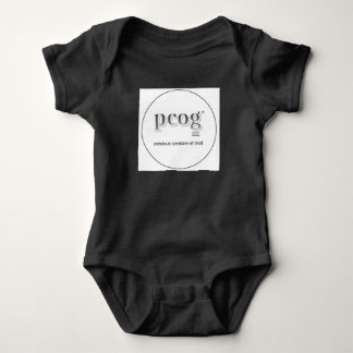 Babys Body "pcog" Akronym; Herz, KEINE Bibelstelle Baby Strampler