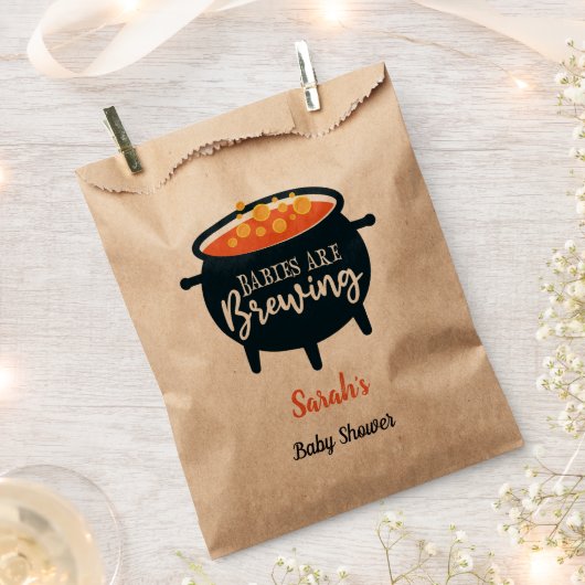 Babys brauen Halloween-Kinderdusche Geschenktütchen (Ausgeschnitten)