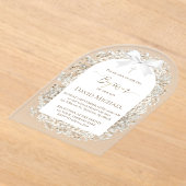 Baby's breath Baptism boy Acrylic Invitation Acryleinladungen (Ablage )