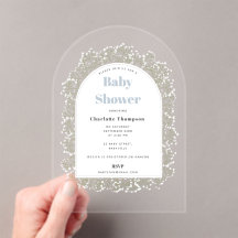 Baby's Breath Blue Boy Gypsophila Baby Shower