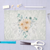 Baby's Breath, Eukalyptus & Champagner Stiefmütter Seidenpapier (Handwerk)