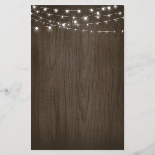 Babys Breath Mason Jar Rustic Wedding Menu Cards (Rückseite)