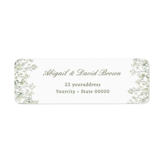 Baby's Breath Return Address (Vorne)