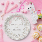 baby's breath | wedding pappteller (Party)