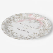 baby's breath | wedding pappteller (Schrägansicht)