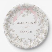 baby's breath | wedding pappteller (Vorderseite)