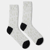 Baby's Breath White Floral Gypsophila Socken (Rechts)