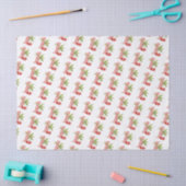 Baby's Cherry First Red Gingham Birthday Seidenpapier (Basteln)