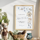 Baby's Cold Baby Shower Adresse a Envelope Poster