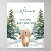 Baby's Cold Outdoor Baby Dusche Begrüßungszeichen Poster (Vorne)
