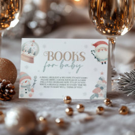 Baby's Cold Outdoor Babydusche Buchanfrage Begleitkarte