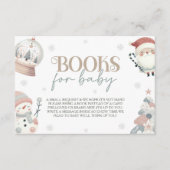 Baby's Cold Outdoor Babydusche Buchanfrage Begleitkarte (Vorderseite)