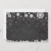 Baby's Cold Outdoor Eisbärendusche Einladung (Rückseite)