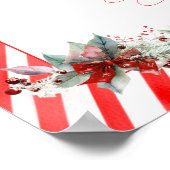 Baby's Cold Outdoor Girl Baby Dusche Willkommen Poster (Ecke)