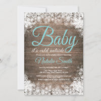 Baby's Cold Outdoor Snowflake Babydusche