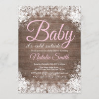 Baby's Cold Outdoor Snowflake Babydusche