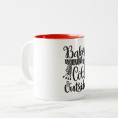 Baby's Cold Outdoor Snowman Tasse (Vorderseite Links)